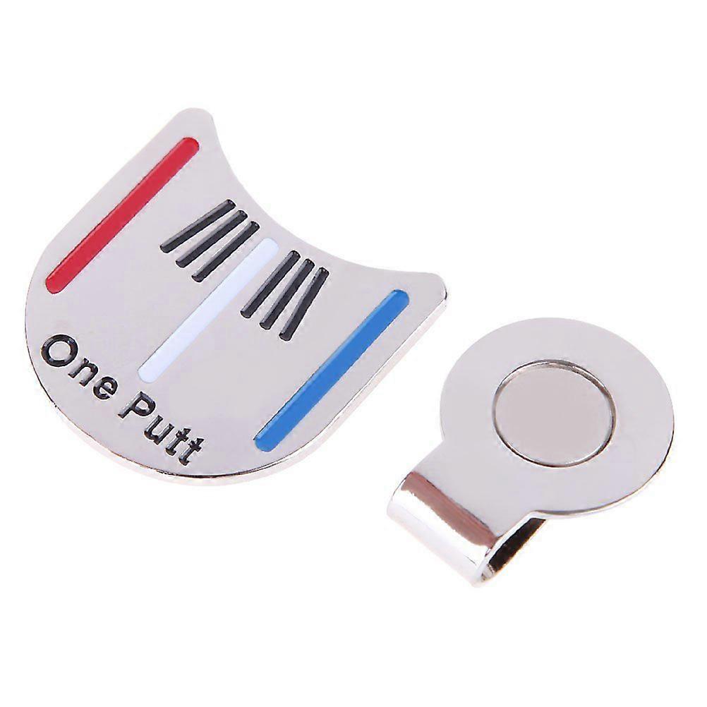 Golf Ball Marker Hat Clip for Accurate Alignment Tool Alloy Material