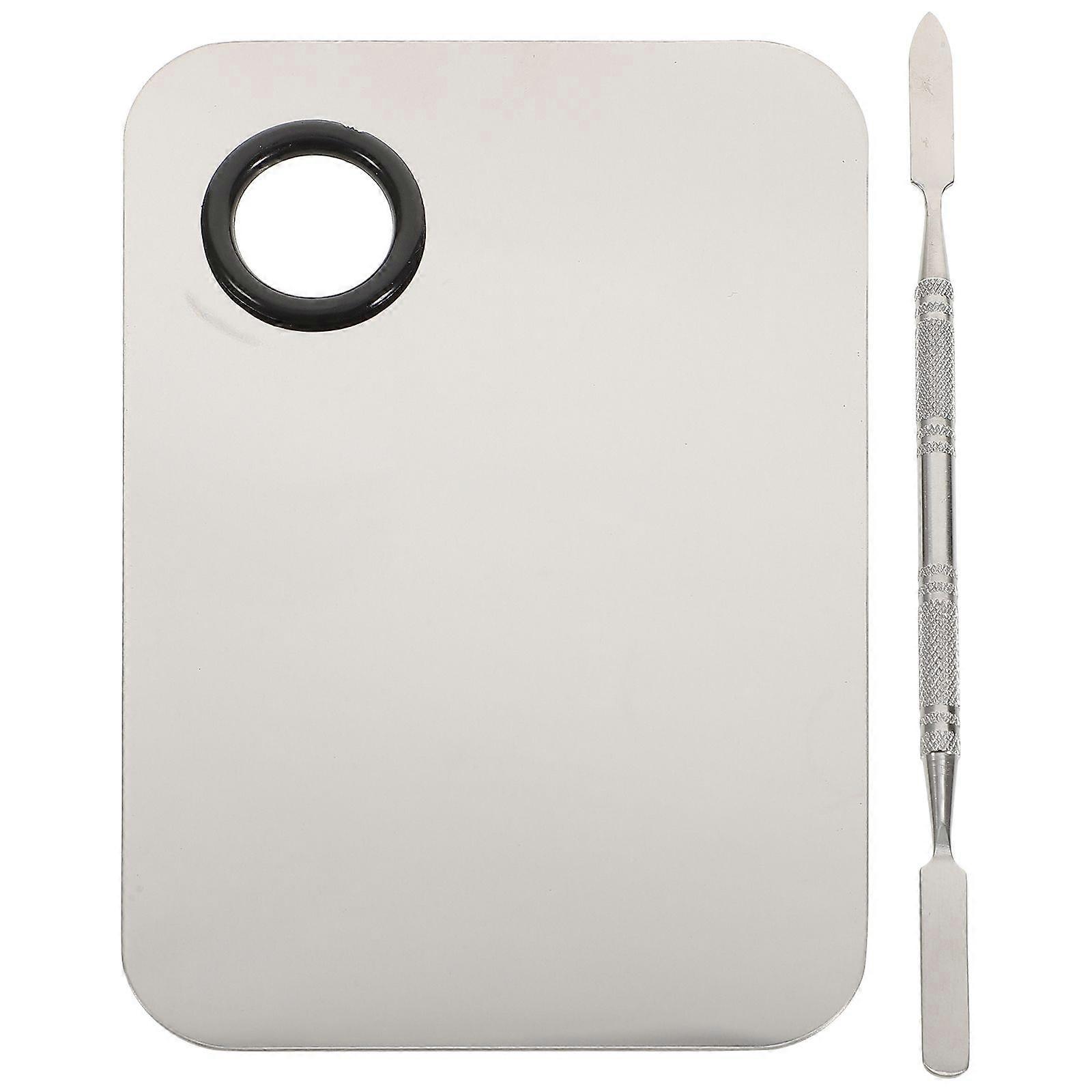 Stainless Steel Makeup Mixing Blending Spatula Tools