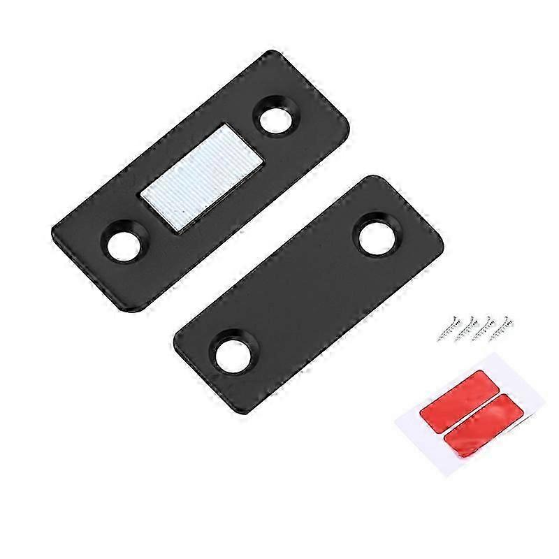 5 Pairs Ultra-thin Invisible Magnetic Door Stoppers Drawer Magnet Catch With Screw