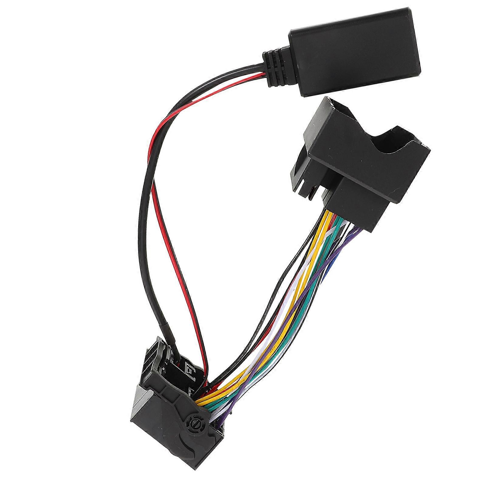 Car Audio Cable 5Pcs Noise Filtering Adapter Seamless Connection High Sensitivity For Drivers In-Car Communication