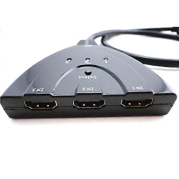 3-Port Selector Hub Box with 55cm Cable