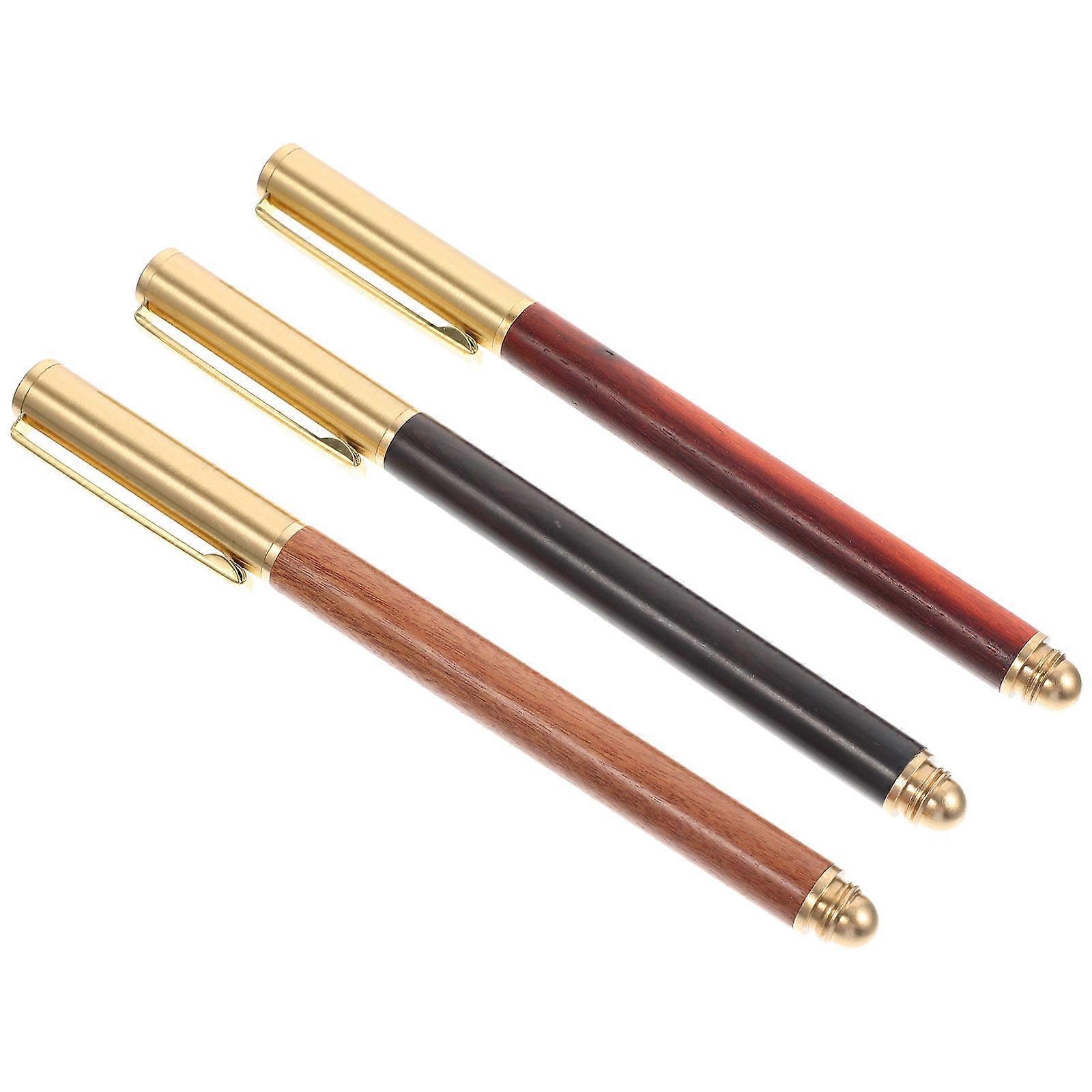 15 Pcs Wooden Writing Pen Assorted Color Great Gift for Friends and Family Designed for Smooth Writing and Drawing