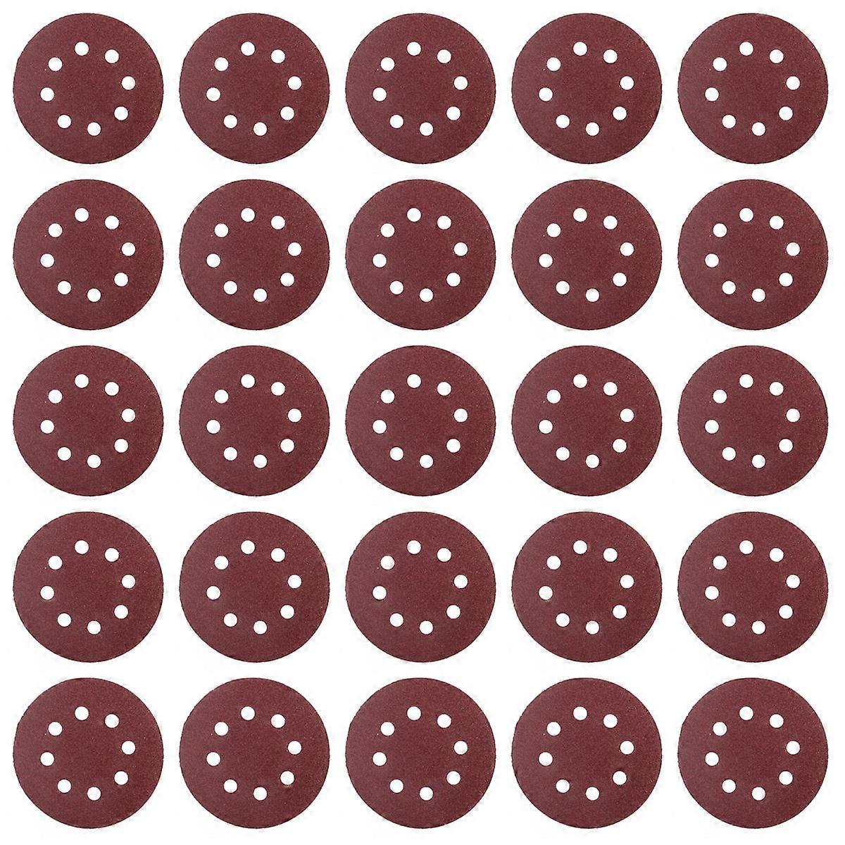 Sanding Discs 80 Grit Sandpaper for Decorative Finishes 50Pcs Hook and Loop