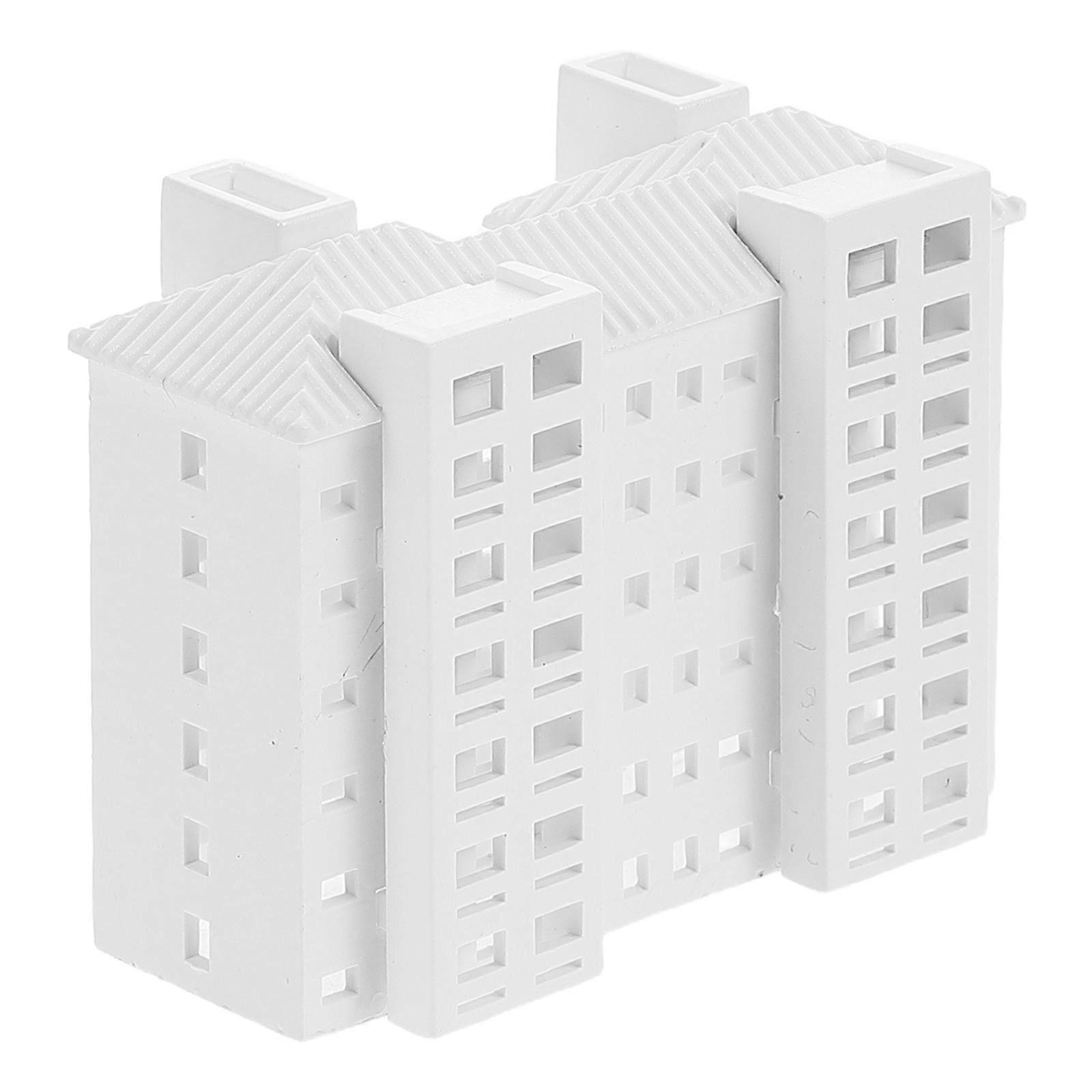 Plastic Miniature City Model Building for Decoration 2Pcs Sand Table