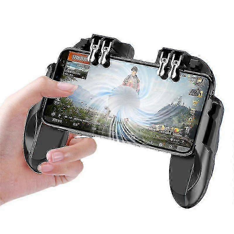 4 Trigger Mobile Game Controllers With Fan Compatiple For Pubg Cod Mobile