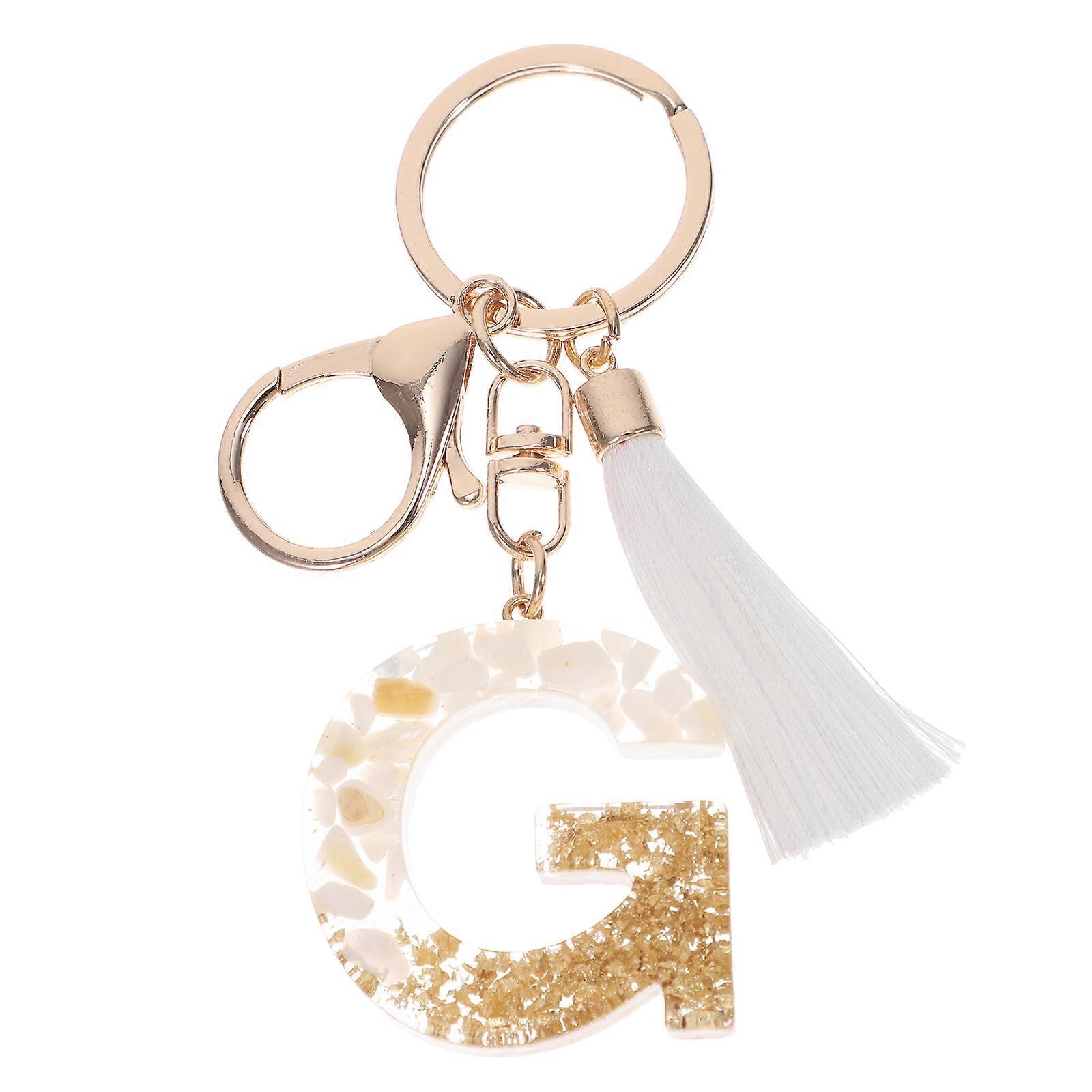 2Pcs Key Decors Alphabet for Decor Colorful Bag Ornaments and Key Decorations