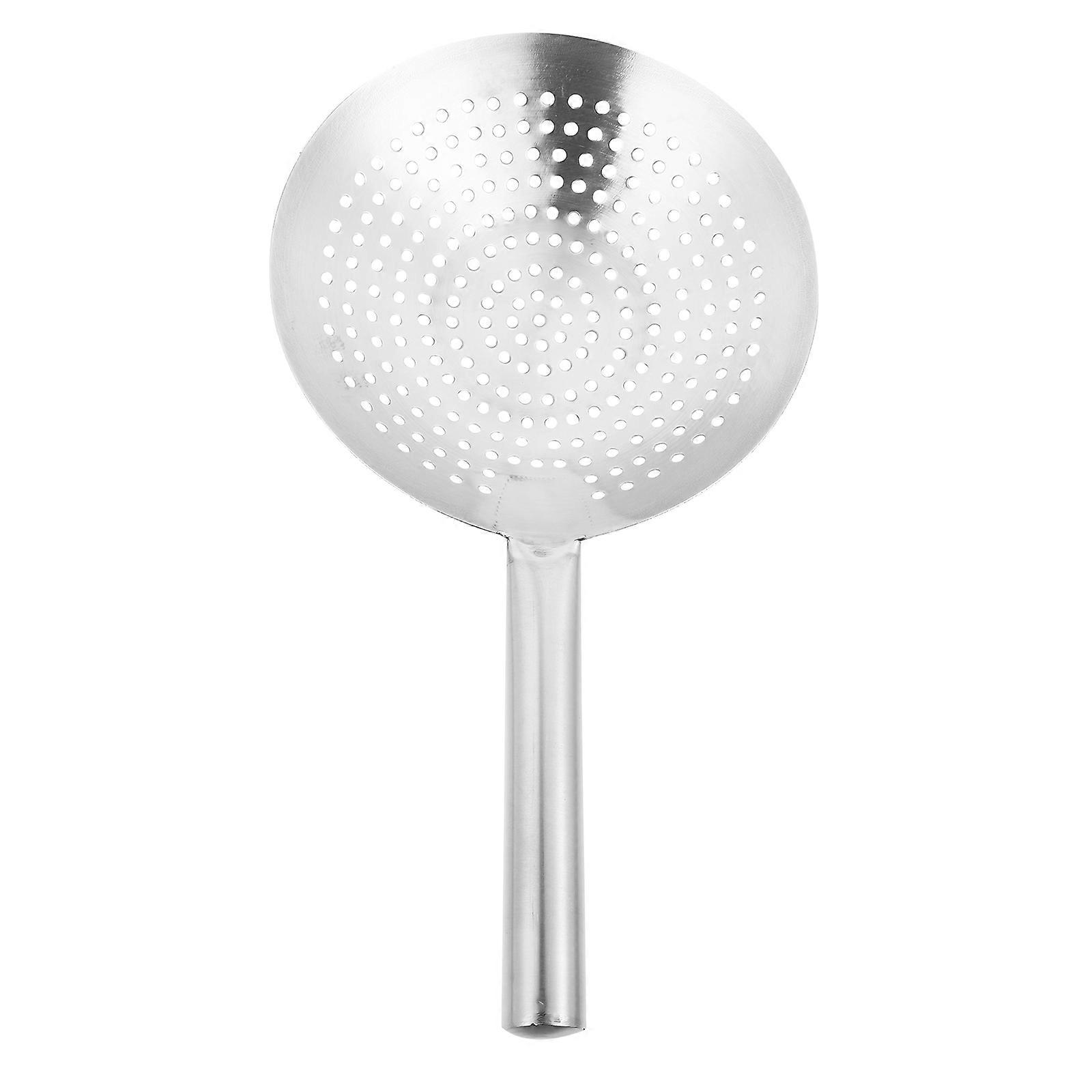 Oil Filter Colander Stainless Steel for Kitchen Use 2Pcs Multi-Functional Spoon