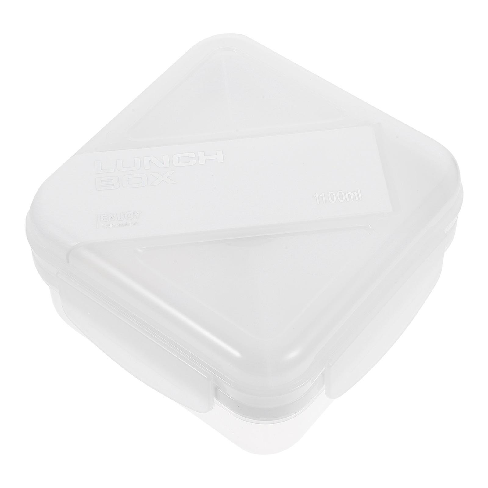 Portable Lunch Box 5Pcs Multi-Function Storage Solution For Home Office School 16X16X9.5CM Easy To Clean Compact