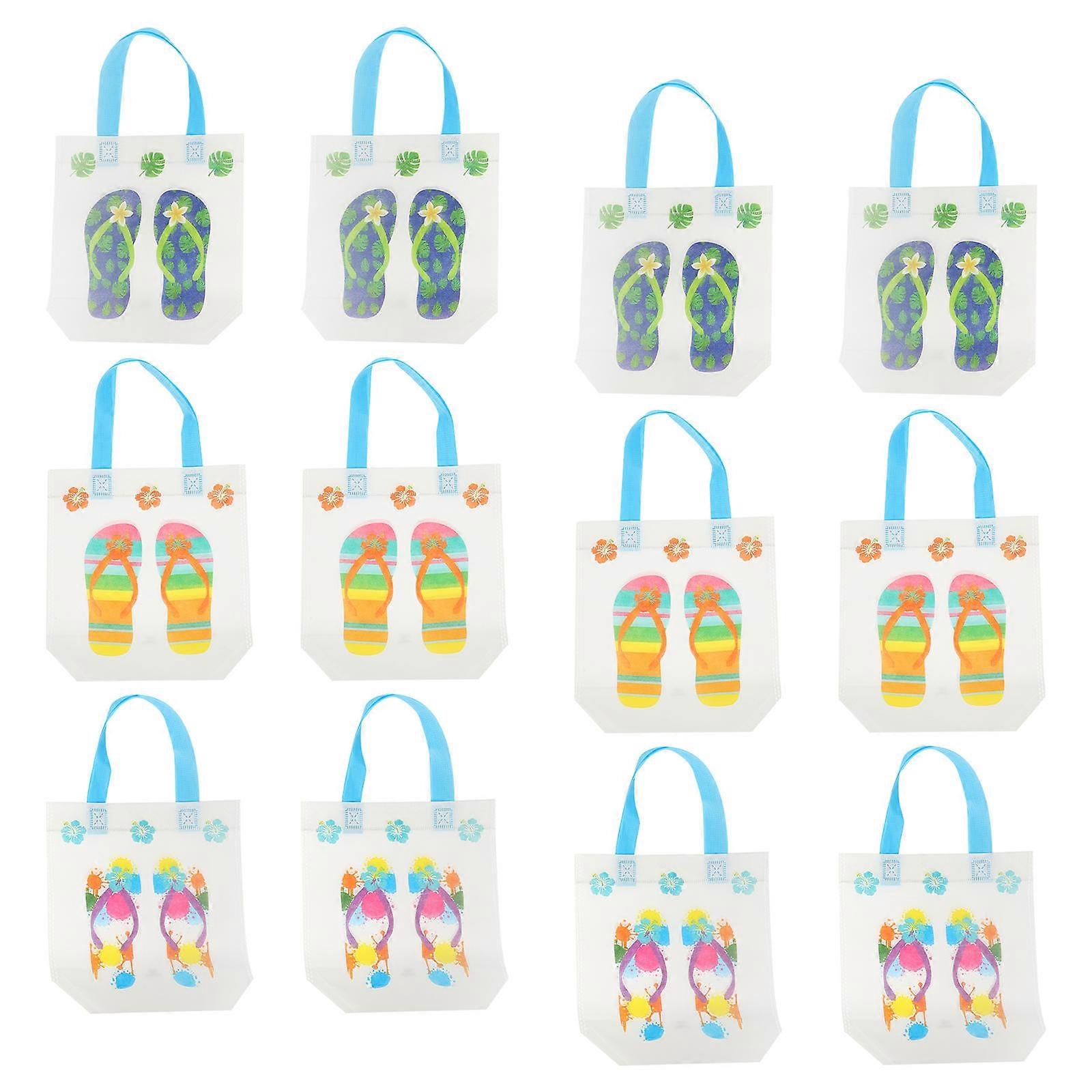 Multipurpose Gift Pouch Non-Woven Bags for Party Use 24Pcs Multiple Colors