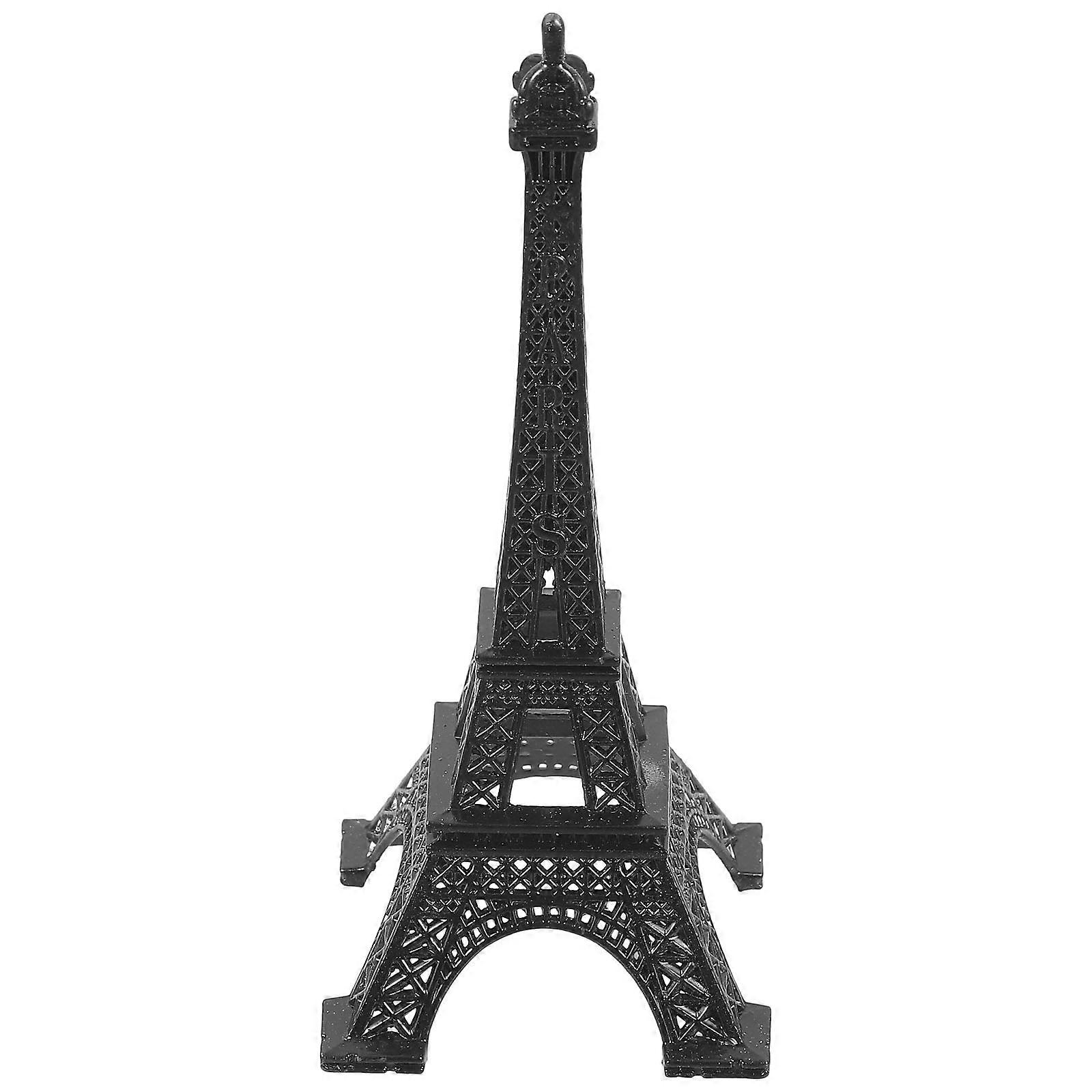 Eiffel Tower Statue Home Decor Accents Tower Shape Zinc Alloy Simple Artistic Design For Photography Prop 1Pack