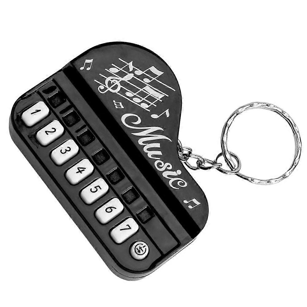 Piano Keyboard Keychain for Key Decoration with 5Pcs Portable Set