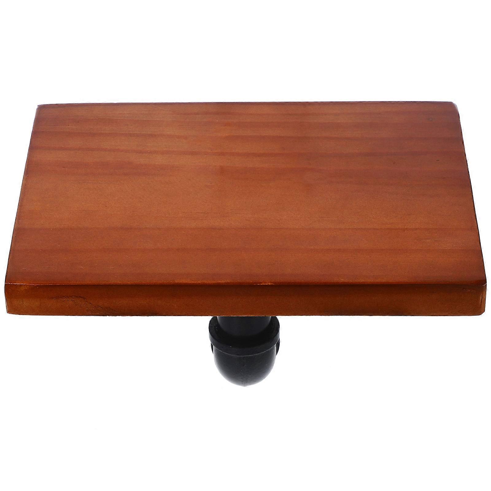 Wrought Iron Wood Partition Wall Hanging Shelf Frame for Holding Use 2Pcs