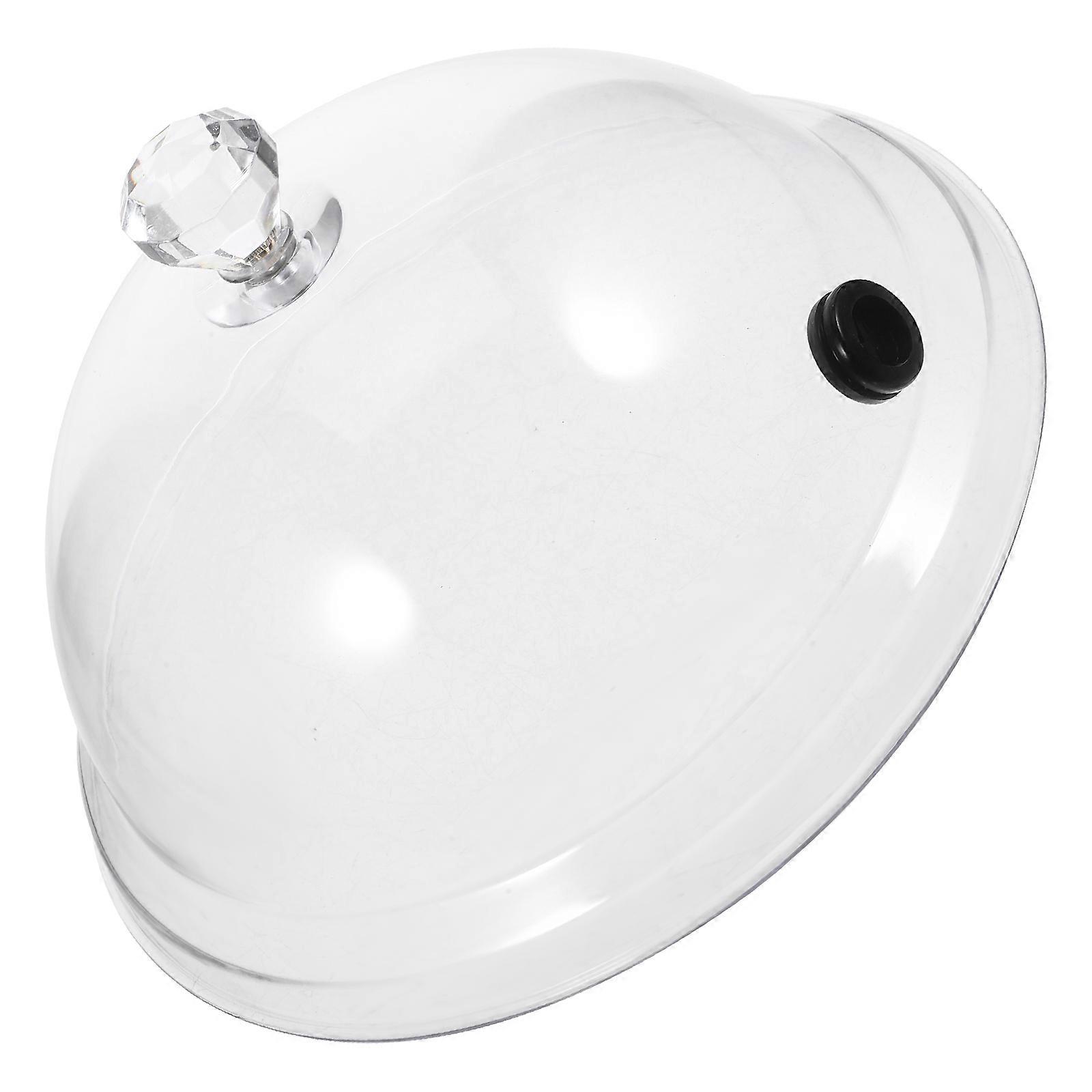 Food Dome Covers Lid Simple Design Square Shape Acrylic Material 2Pcs