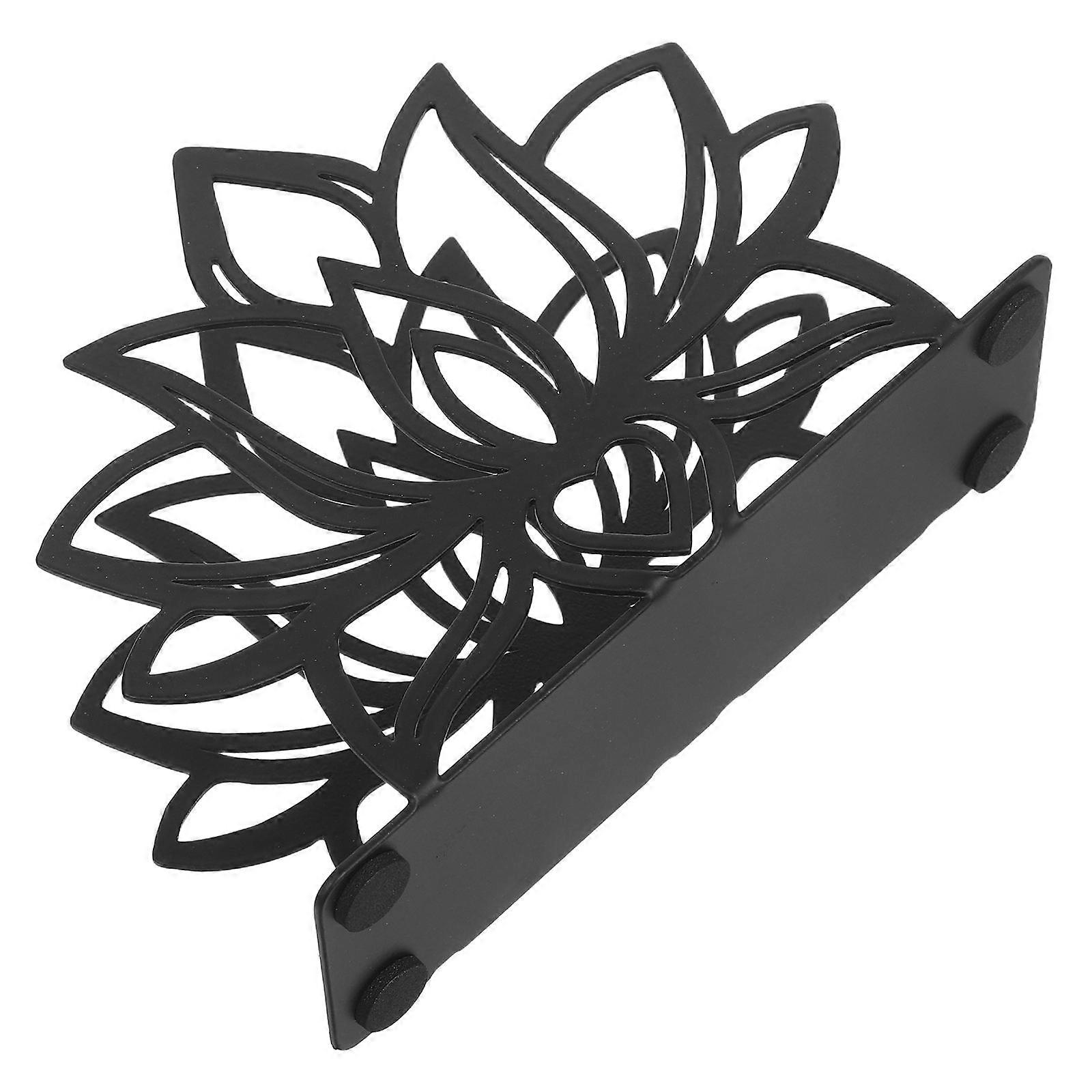 Iron Napkin Holder Stand for Table Function with 5Pcs Rack