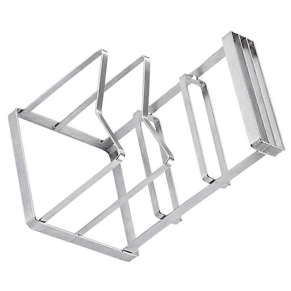 Stainless Steel Storage Rack Drying Kitchen Tools Silver 23.5X15CM Storage 1Pack