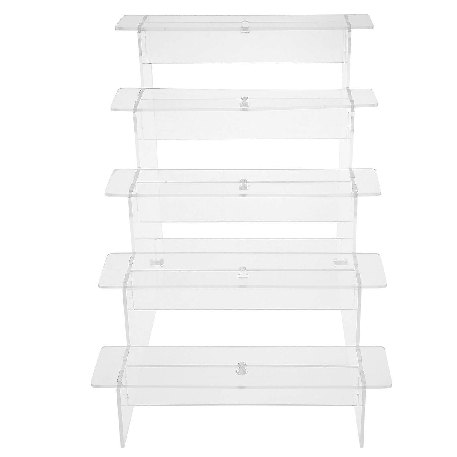 Merchandise Display Shelf Acrylic Shelf Tiered Riser Home Decor 24.00X23.00X20.00CM Storage Solution 1Pcs