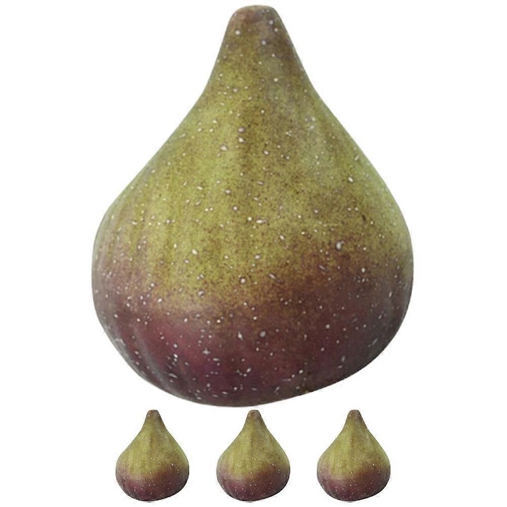 Simulation Fruits Fruit Shaped Photography Props Multi Plastic for 4Pcs