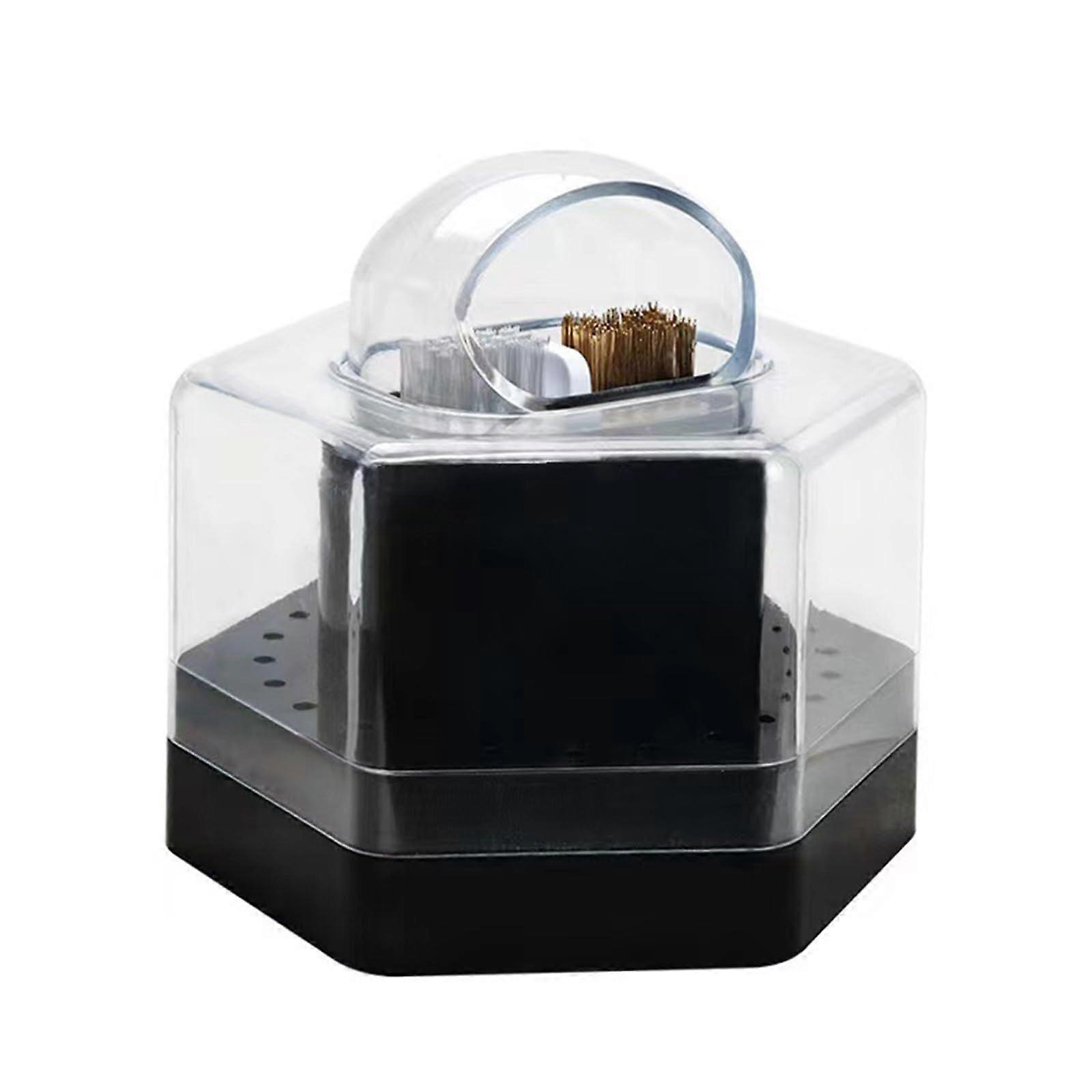 1 Drill Holder Cleaning Brush 24-Hole Drill Stand Storage Box for Bits and Accessories