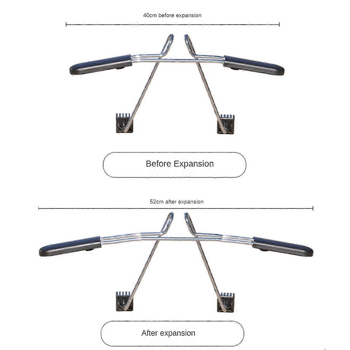 Seat Clothes Hanger Retractable Clothes Drying Rack(black)