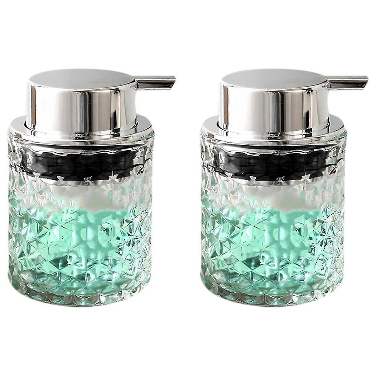 Foaming Hand Soap Dispenser, for Kitchen, Refillable Glass Dispenser