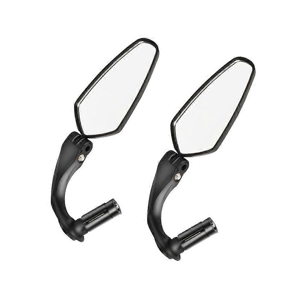 2pcs Bike Rearview Mirror Replacement Clear Bicycles Mirrors Reflection Part