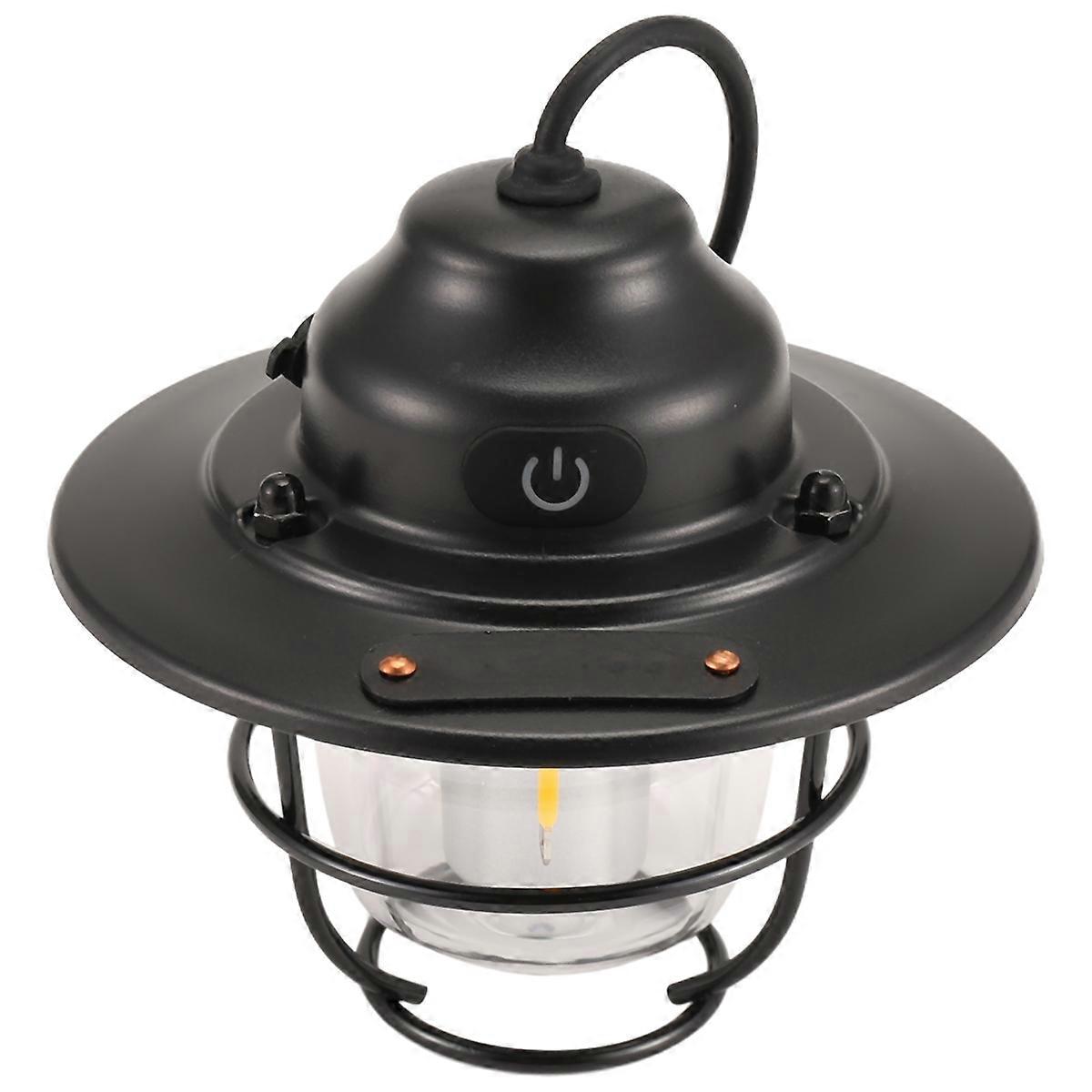 Outdoor Lighting Camping Lights Rechargeable Hand Lights Black