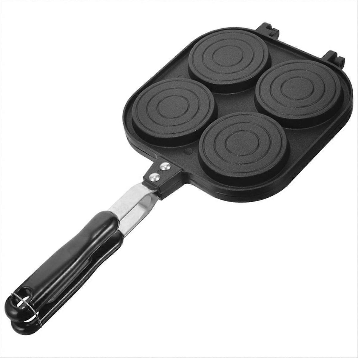 Wheel Pie Grill Pan Mini Frying Pan Double Sided Pancake Pan