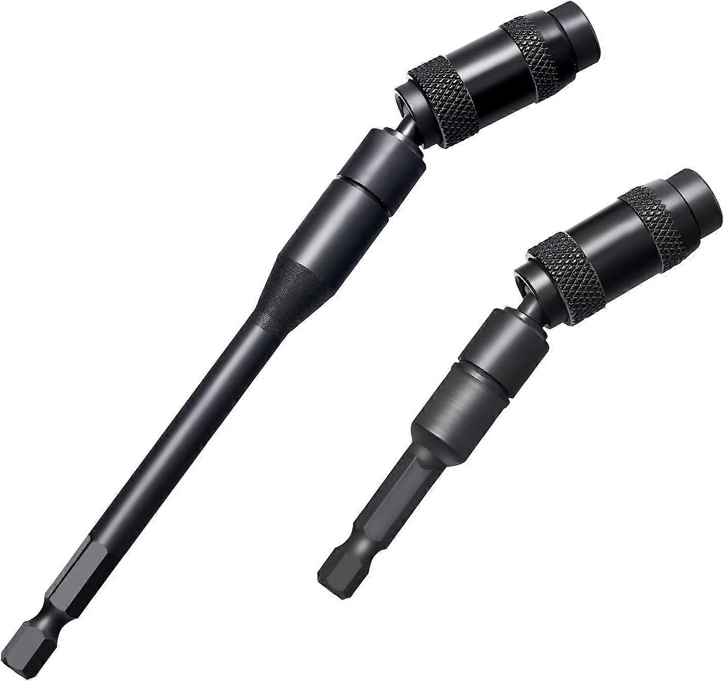 2Pack Magnetic Swivel Drill Bit Holder,20 Degree Swivel Hex Bit Holder