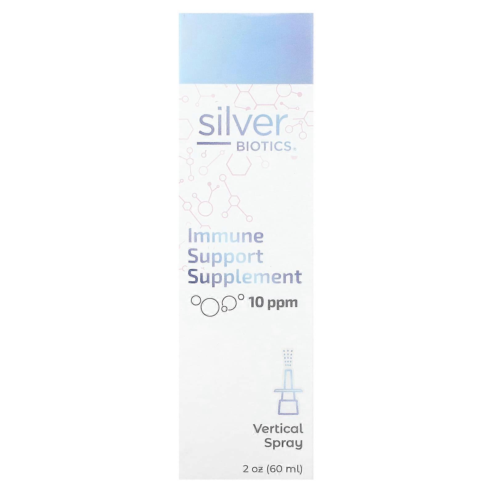 Silver Biotics, Immune Support Supplement, 10 ppm, 2 oz (60 ml)