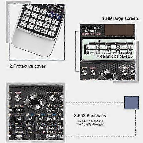 Scientific Calculator FX-991EX with Natural Display Screen