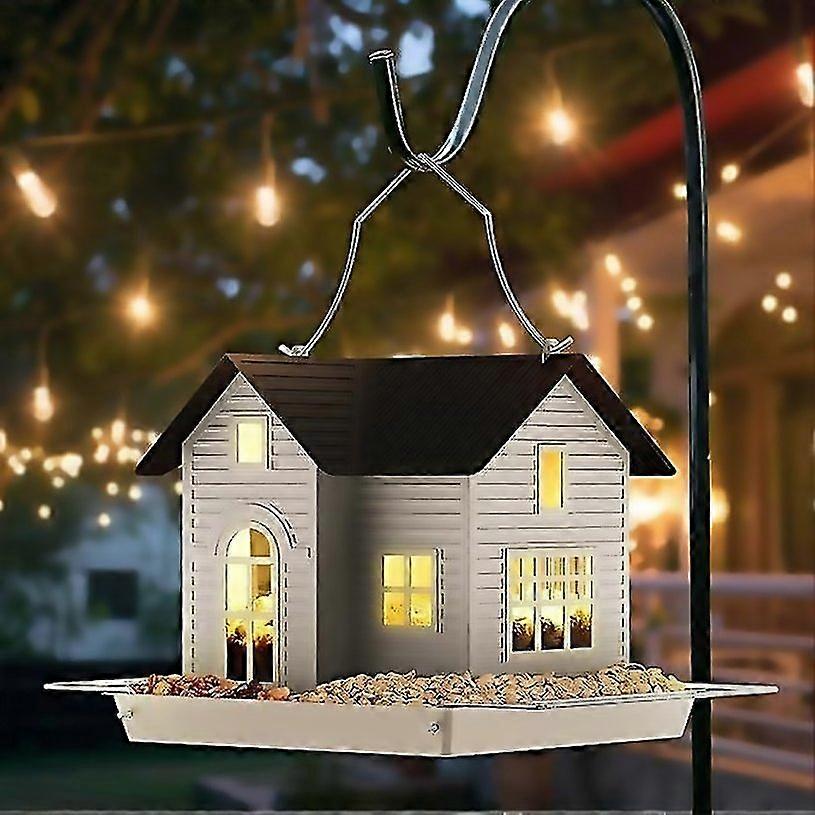 For Nature Solar Bird Feeder For Outside Hanging Bird Feeder For Wild Birds Bird House Feeder For Ou