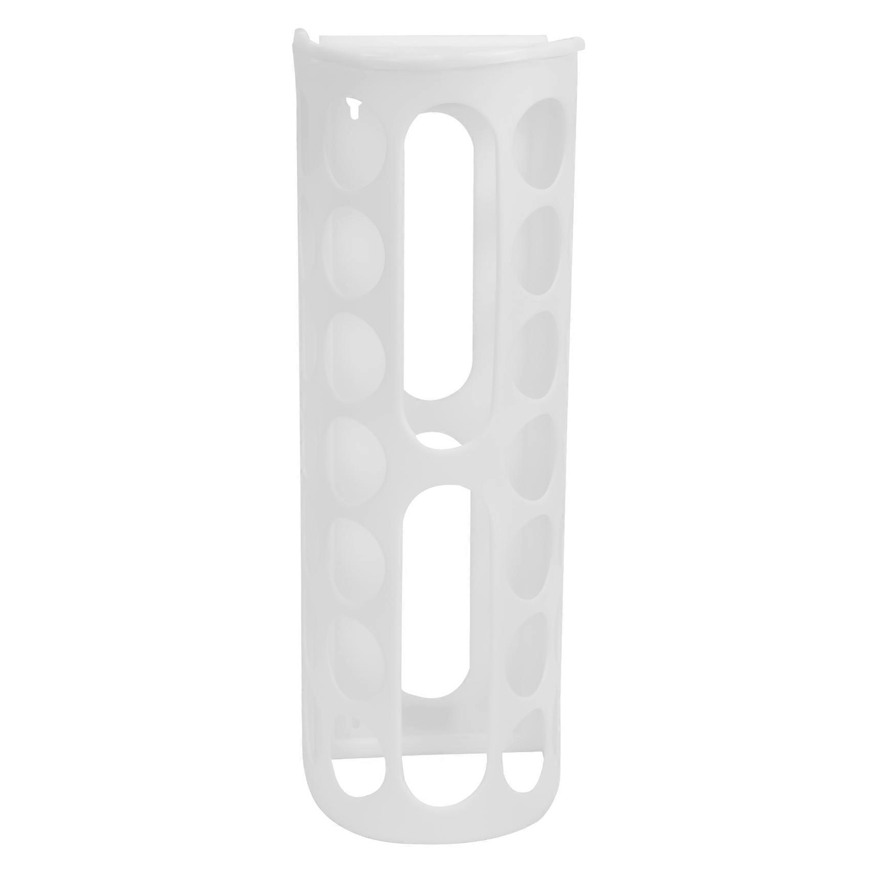 Multipurpose Folding Garbage Bag Storage Box Wall Hanging Environmental Protection Plastic Bag Extraction Box White