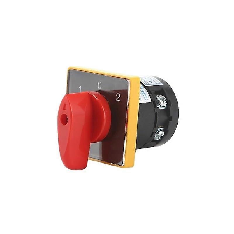 10A Rating SinglePole, ThreePosition On Off On Rotary Switch, 4Screw Knob, Changeover