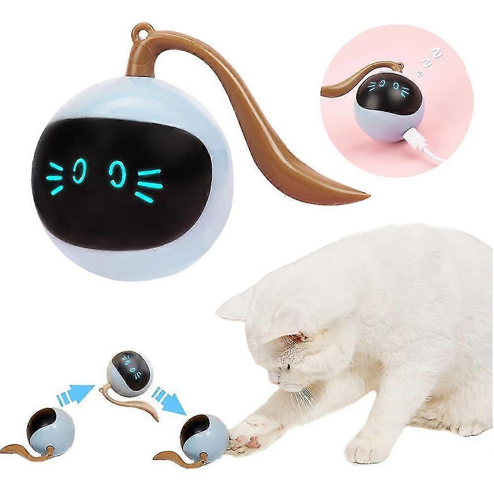 Automatic Cat Toys Interactive Smart Electric Ball Usb Rechargeable Self Rotating Teaser Selfplay Exercis