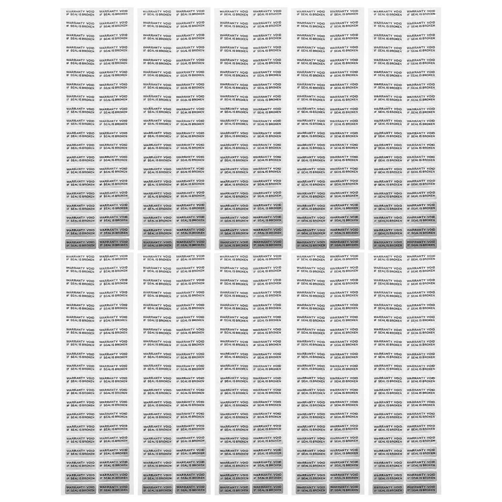 400pcs Adhesive Warrant Void Sticker Warrant Void Label Convenient Warrant Void Label