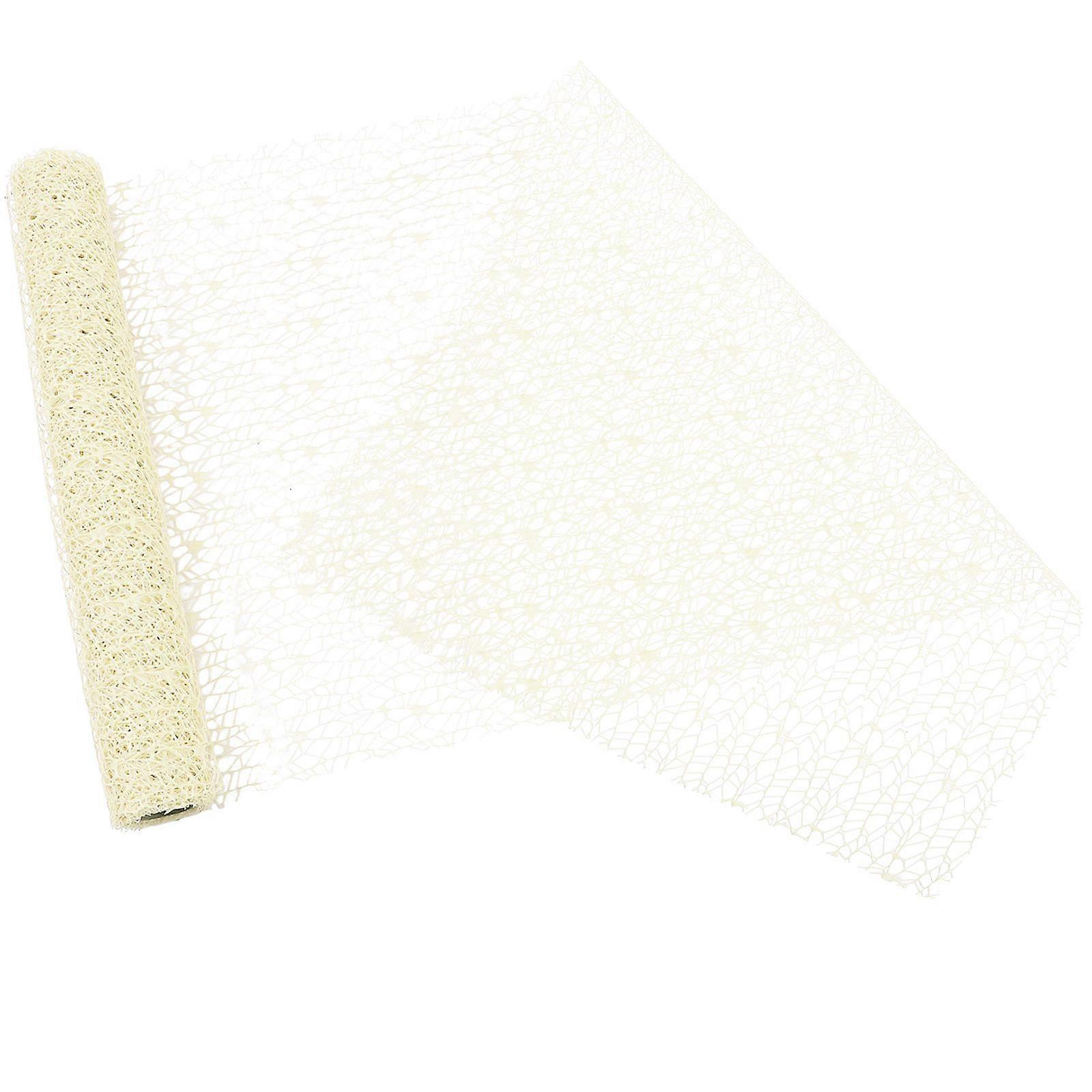 1 Roll of Mesh Yarn Flower Wrapping Paper Decorative Bouquet Yarn Wrapper Flower Wrapping Yarn