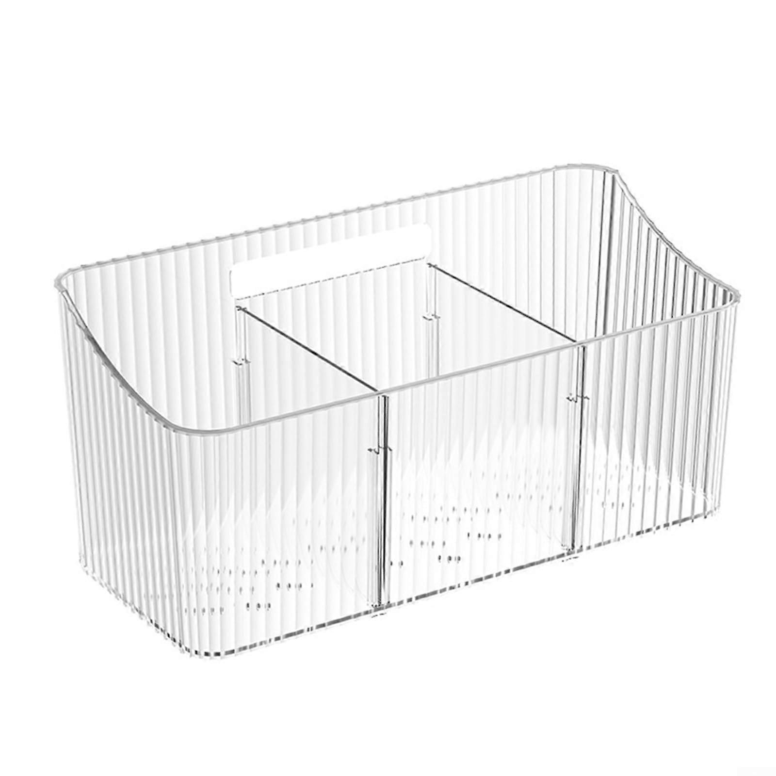 PP Plastic Hanging Storage Organizer Box Bedside Use, Dorm Room, Bunk Bed, RailMount Desktop, Stroller, Bathroom, White