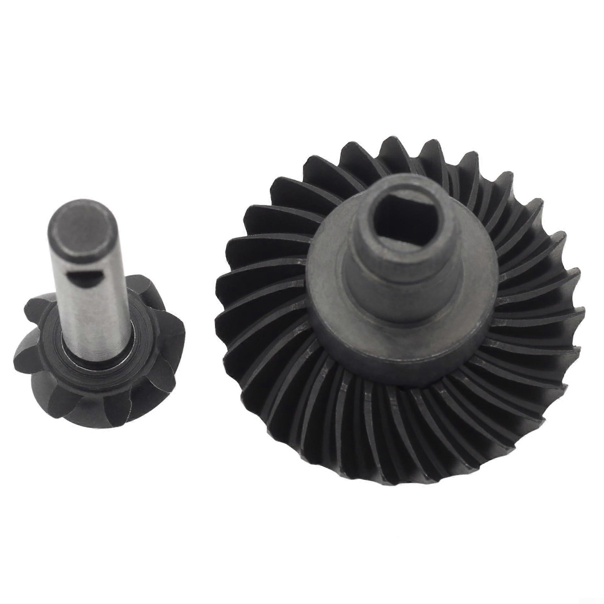 Solid Steel Spiral Bevel Gears 2Pack Front And Rear Bridge Overdrive Gear 24T 27T 30T 33T Compatible With SCX10 II