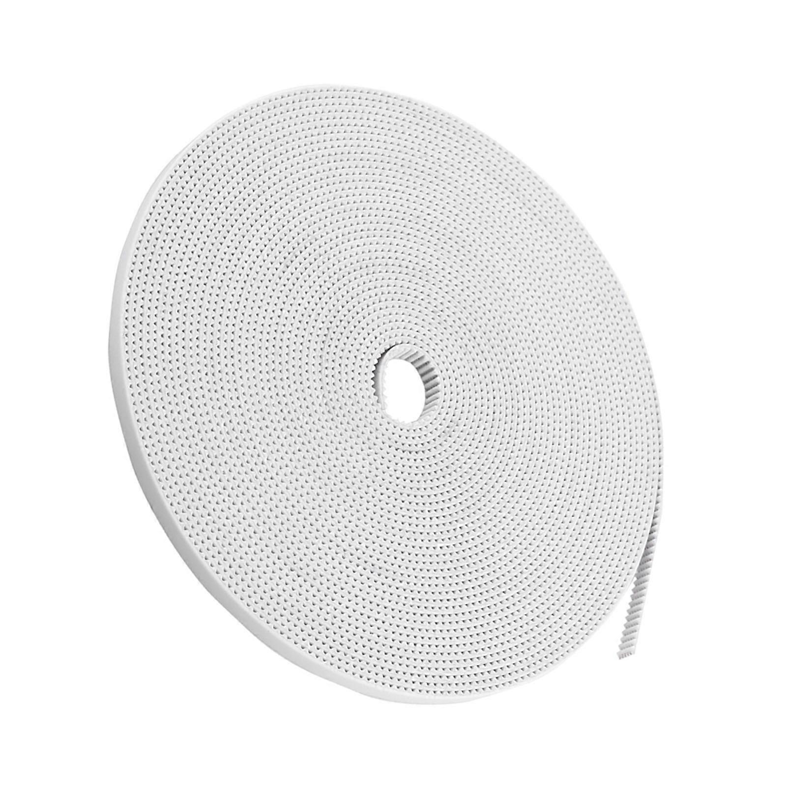 10M White Open Timing Belt Width 6mm PU with Steel Core 3D Printer Accessory