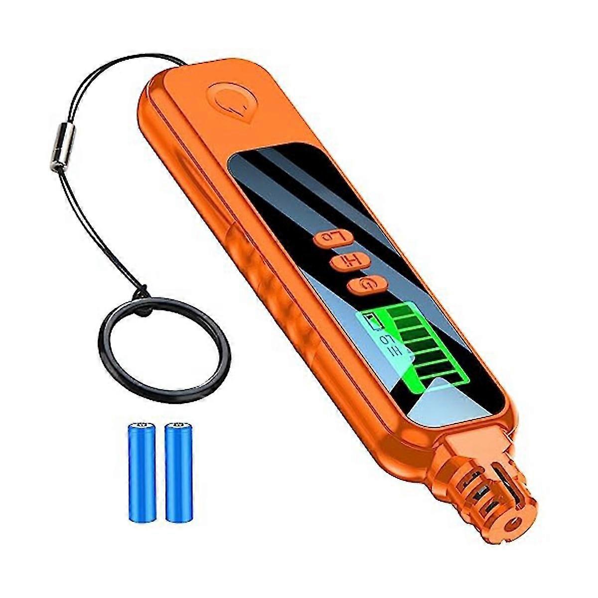 Gas Leak Detector Portable Natural Gas Detector Alarm Sound Methane Hexane With Lcd Screen 2 Aaa Ba