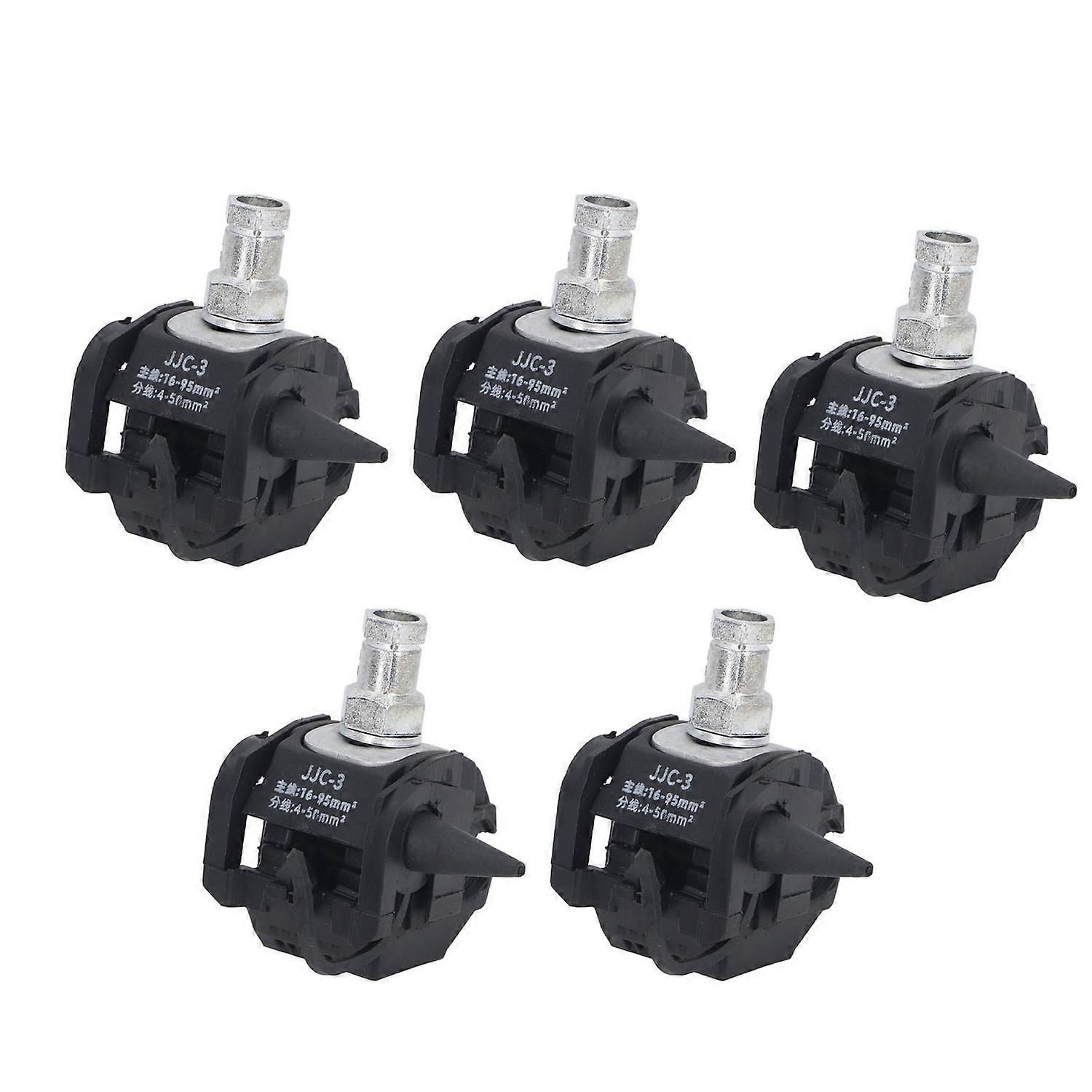5 Pcs Insulation Piercing Connector 1KV No Peeling Piercing Clamp High Low Voltage Cable Splitter JJ