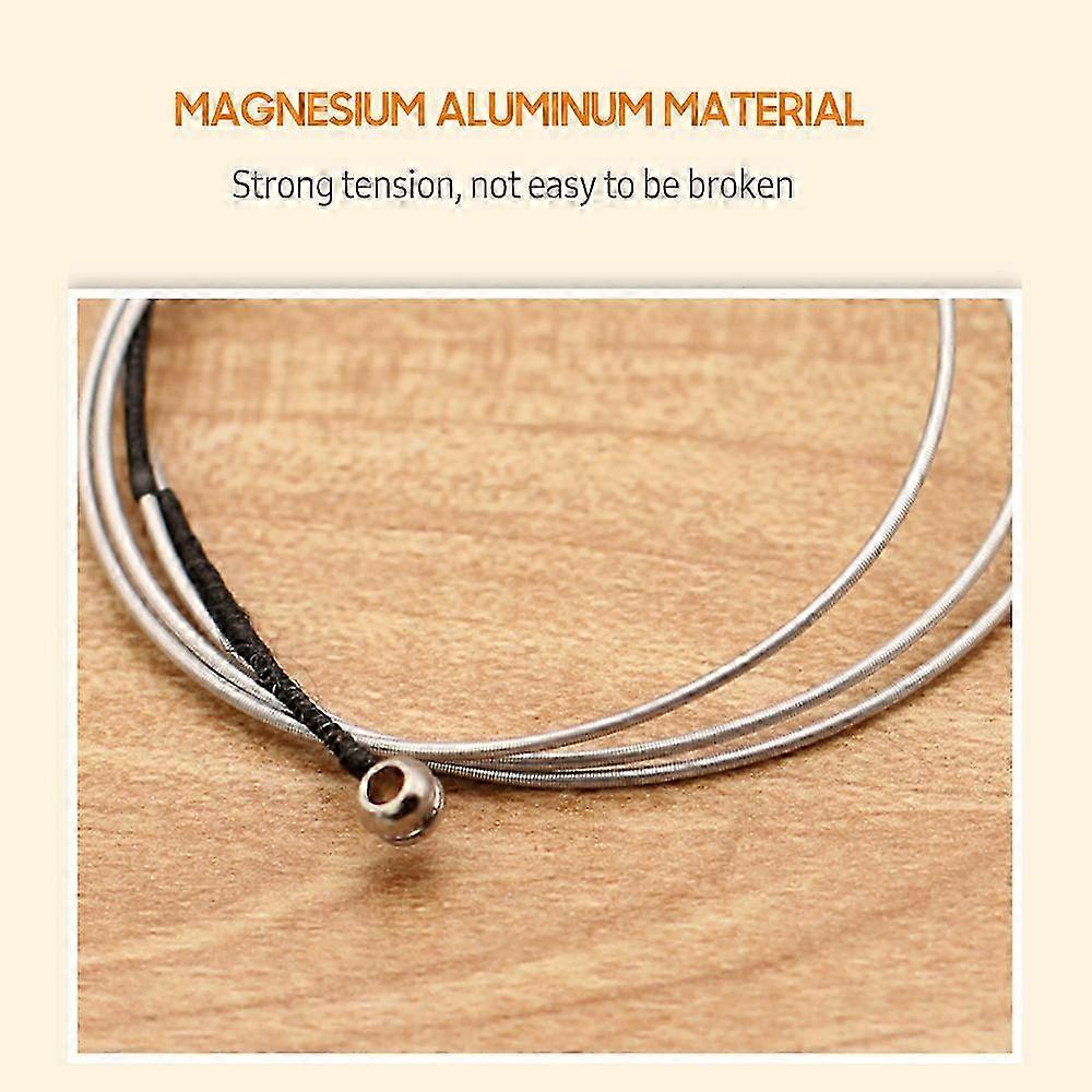 4 PCS Violin Strings for 1/2 Violins Magnesium Aluminum Wound Universal Full Set (G-D-A-E) Fiddle String