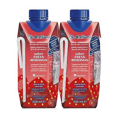 Bioralsuero strawberry rehydrating drink 660 ml (Strawberry)