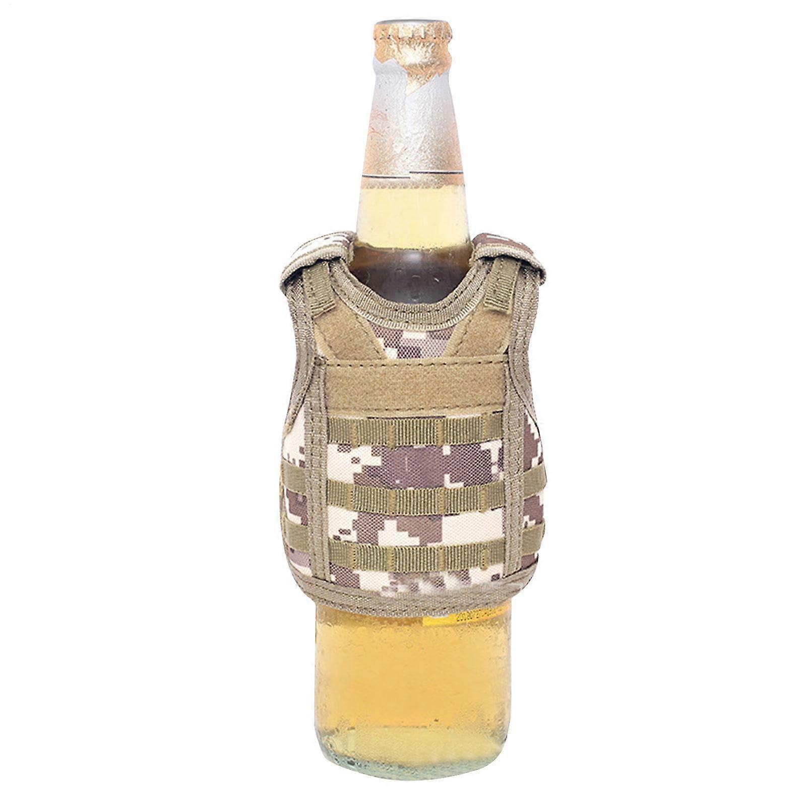 Mini Vest Bottle Holder With Adjustable Straps, Durable Compact Drink Vest For Yogurt, Beer, Cola, Sparkling Water