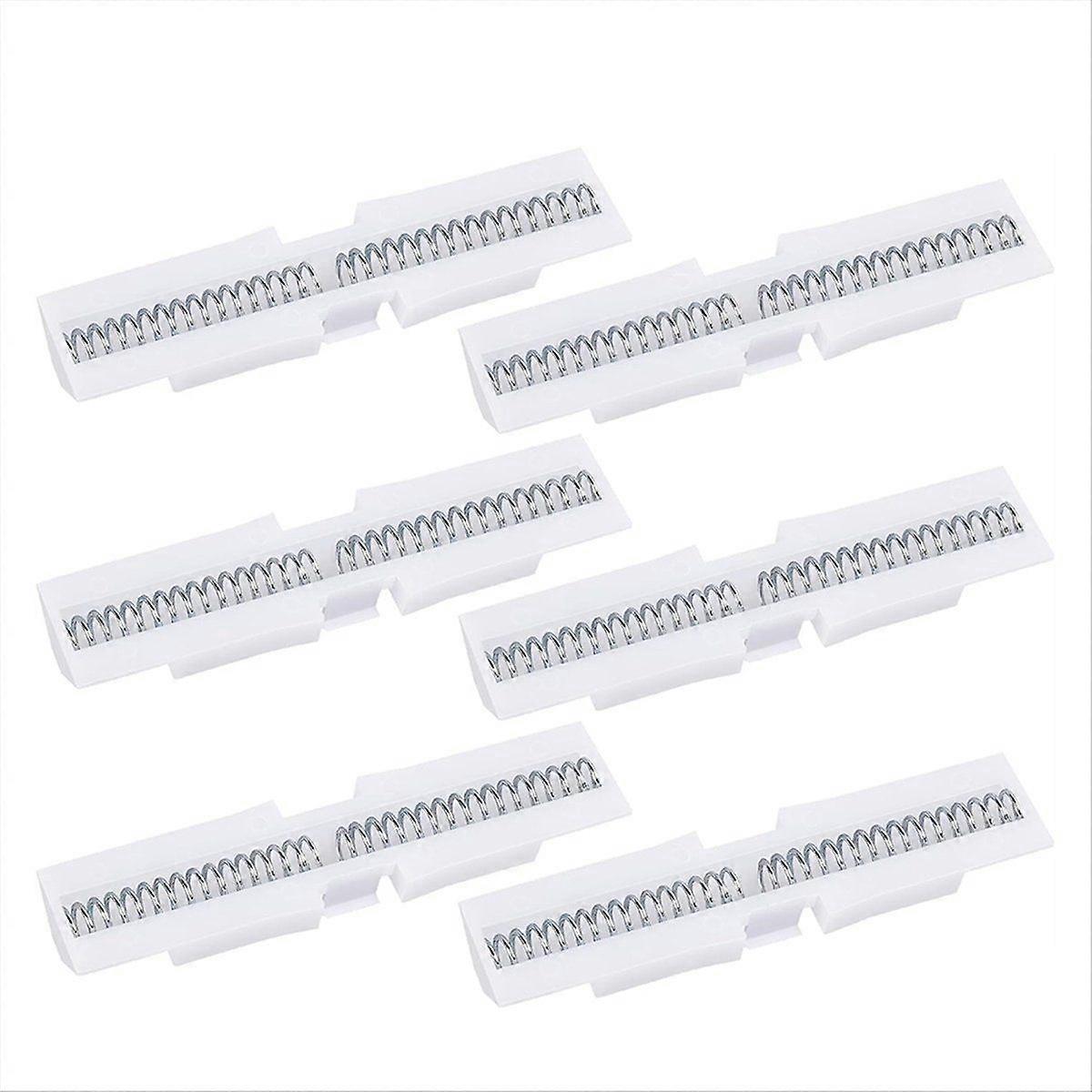 6 Pcs Bi-Fold Door Slide Guide,Bifold Door Spring Slide Rail,Bifold Closet Door Slide Guide for Top