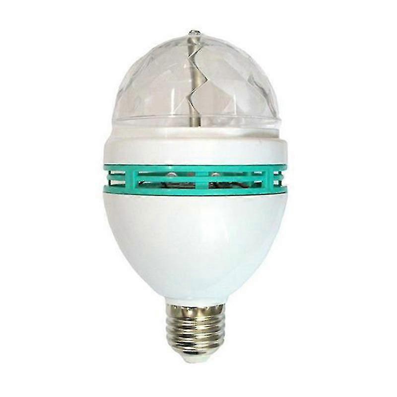 Led Multi Coloured Rotating Disco Light Bulb Projector Bayonet Party Lamp Ktv