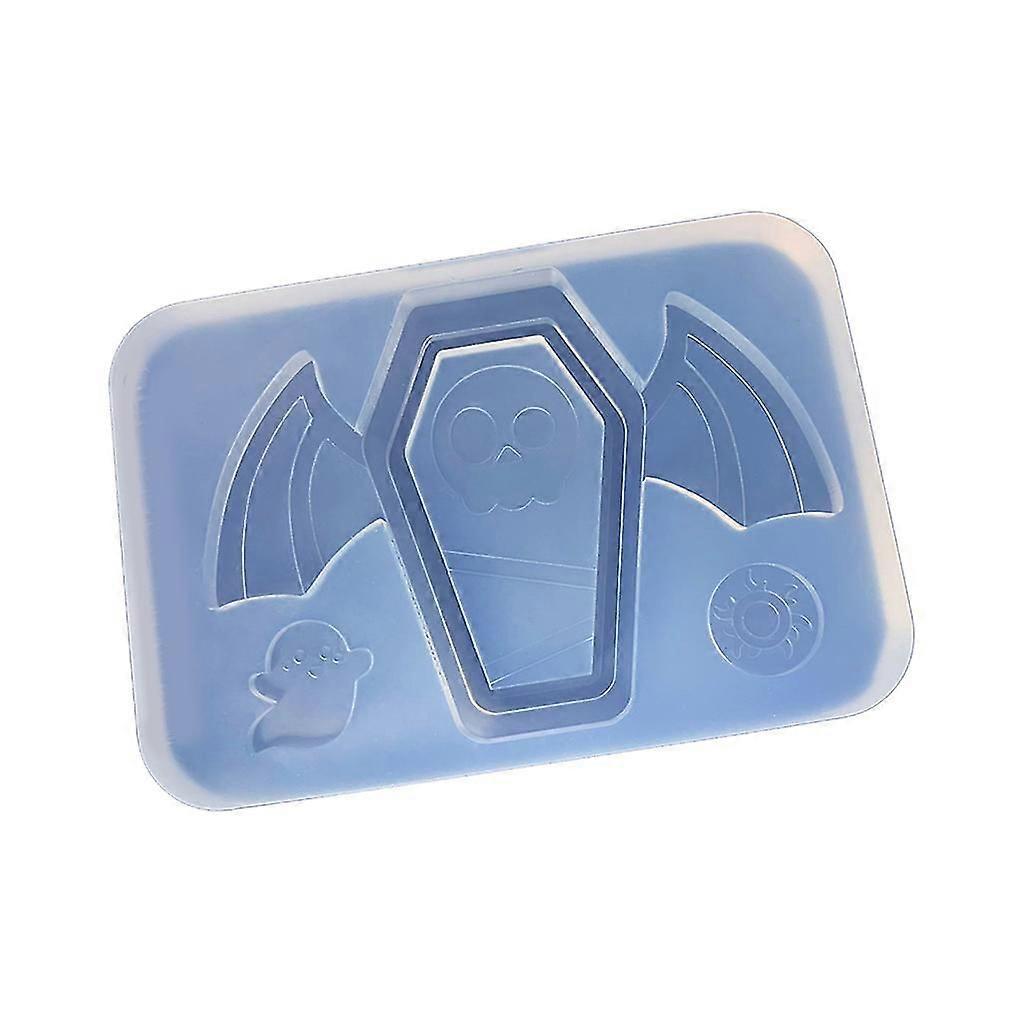 Halloween Resin Molds For Resin With Pumpkin Ghost Bat Pattern Molds Crafts