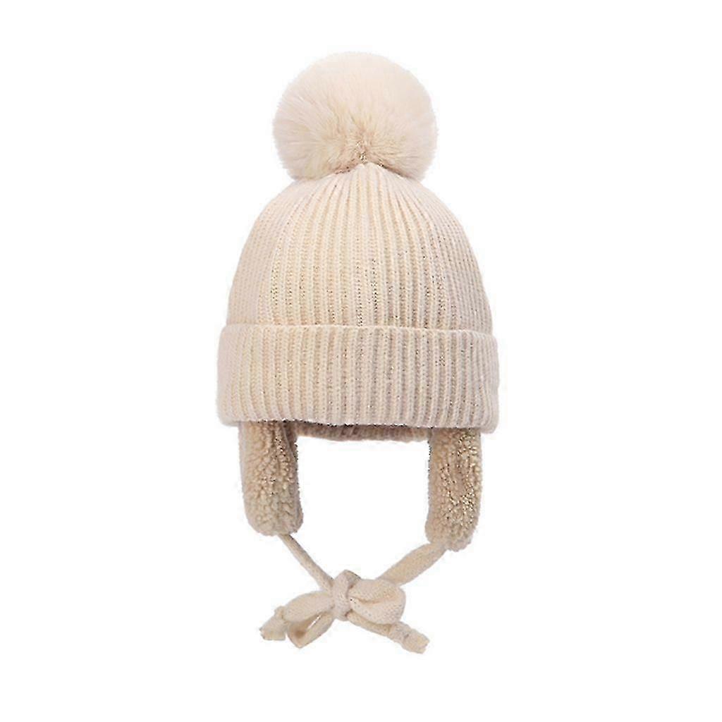 Stylish Solid Color Baby Bonnet Essential Winter Accessory for Toddlers Gift
