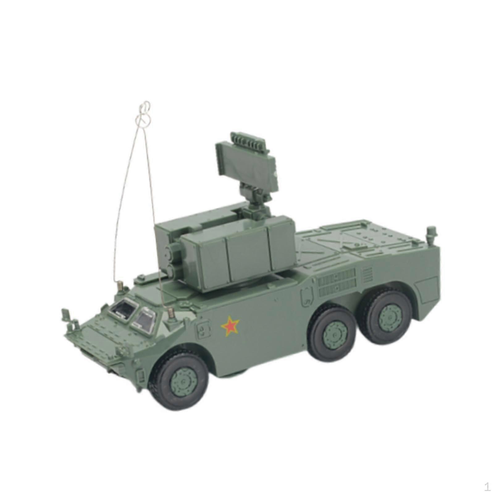 1/72 Armored Vehicle Building 4D Assemble Simulation Tabletop Decor Battle Car Kit