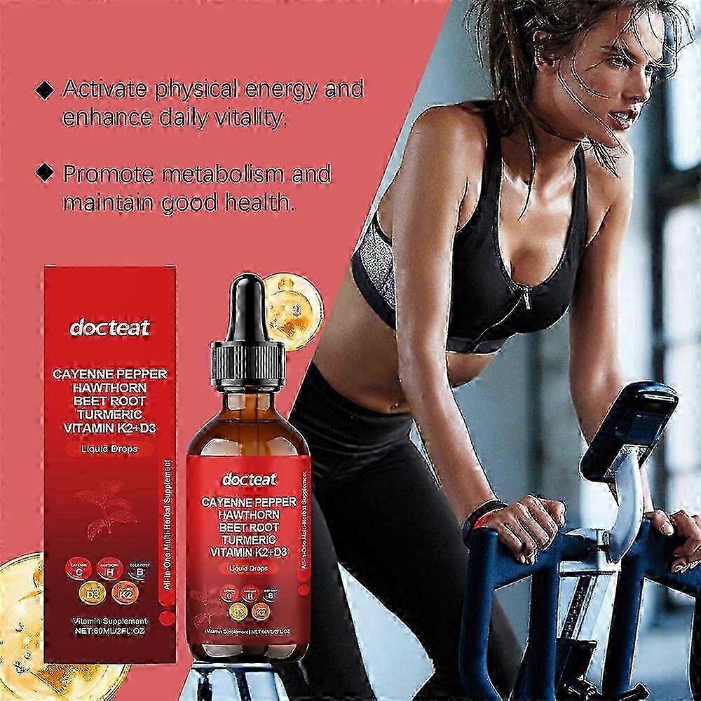 Cayenne Pepper Drops, Aeluro Cayenne Pepper Liquid Drops, Containing Hawthorn Beetroot 2025